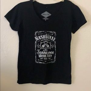 Black Tee: Nashville Tennessee Music City